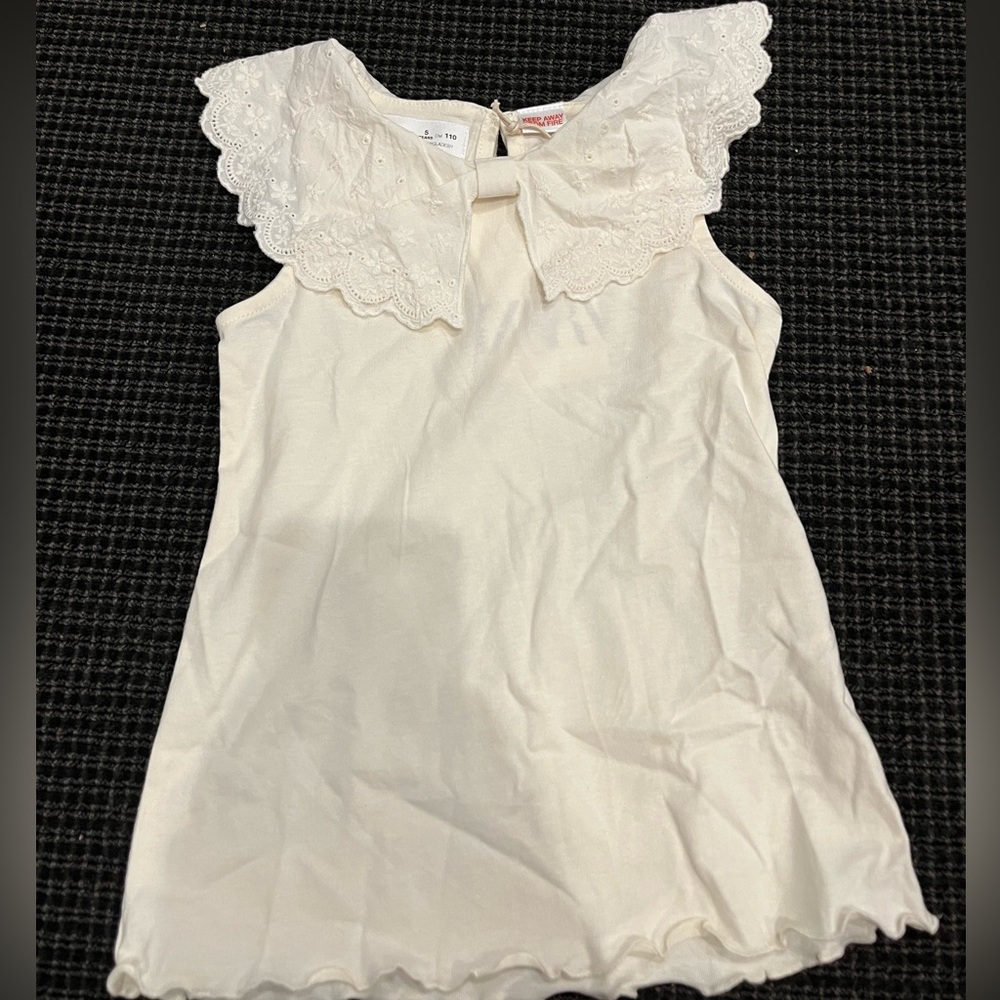 BRAND NEW ZARA OFF WHITE SLEEVES SHIRT WITH COLLAR